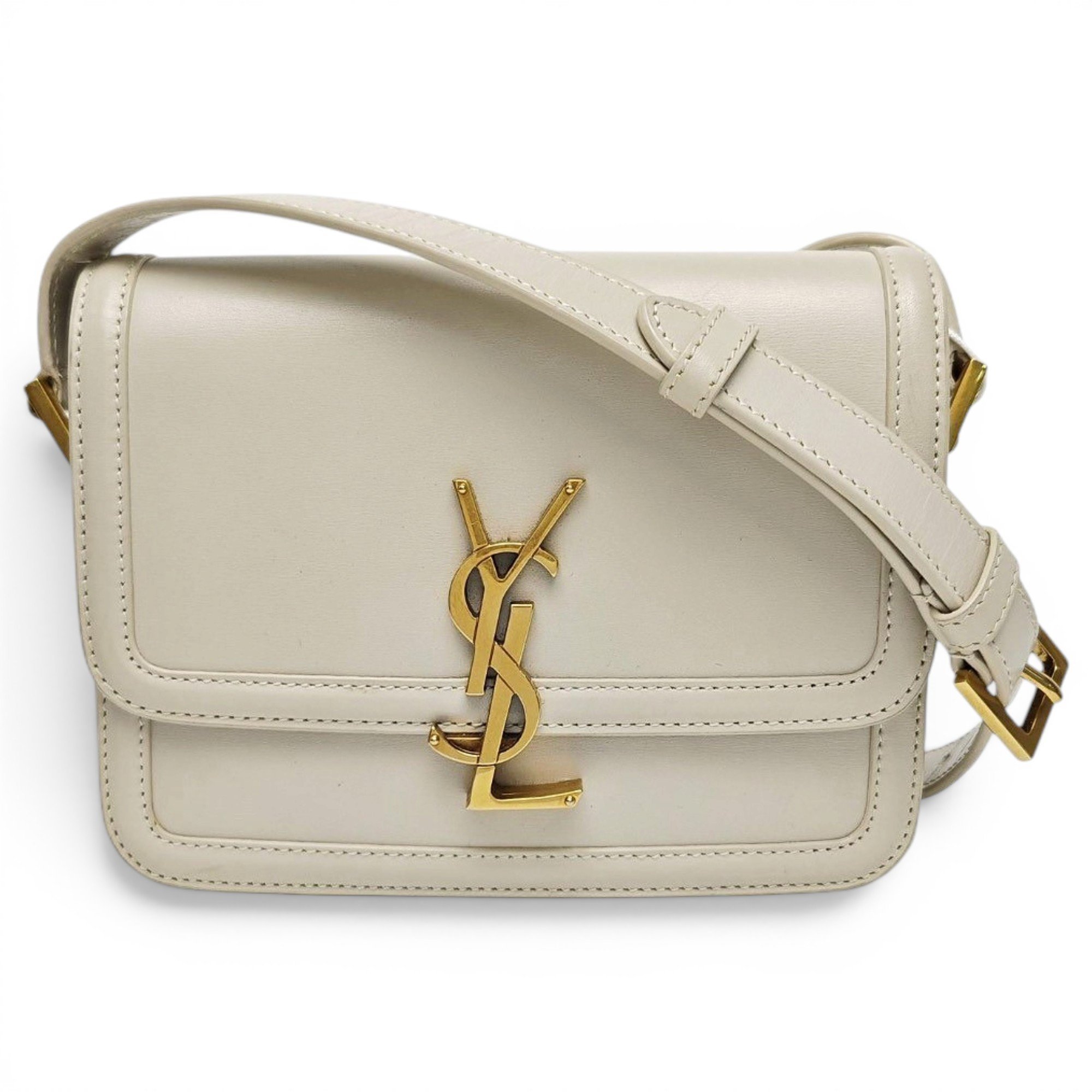 Solférino leather handbag
