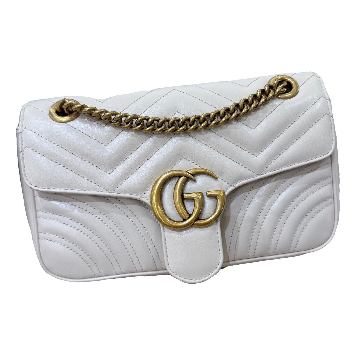 GG Marmont Flap leather crossbody bag