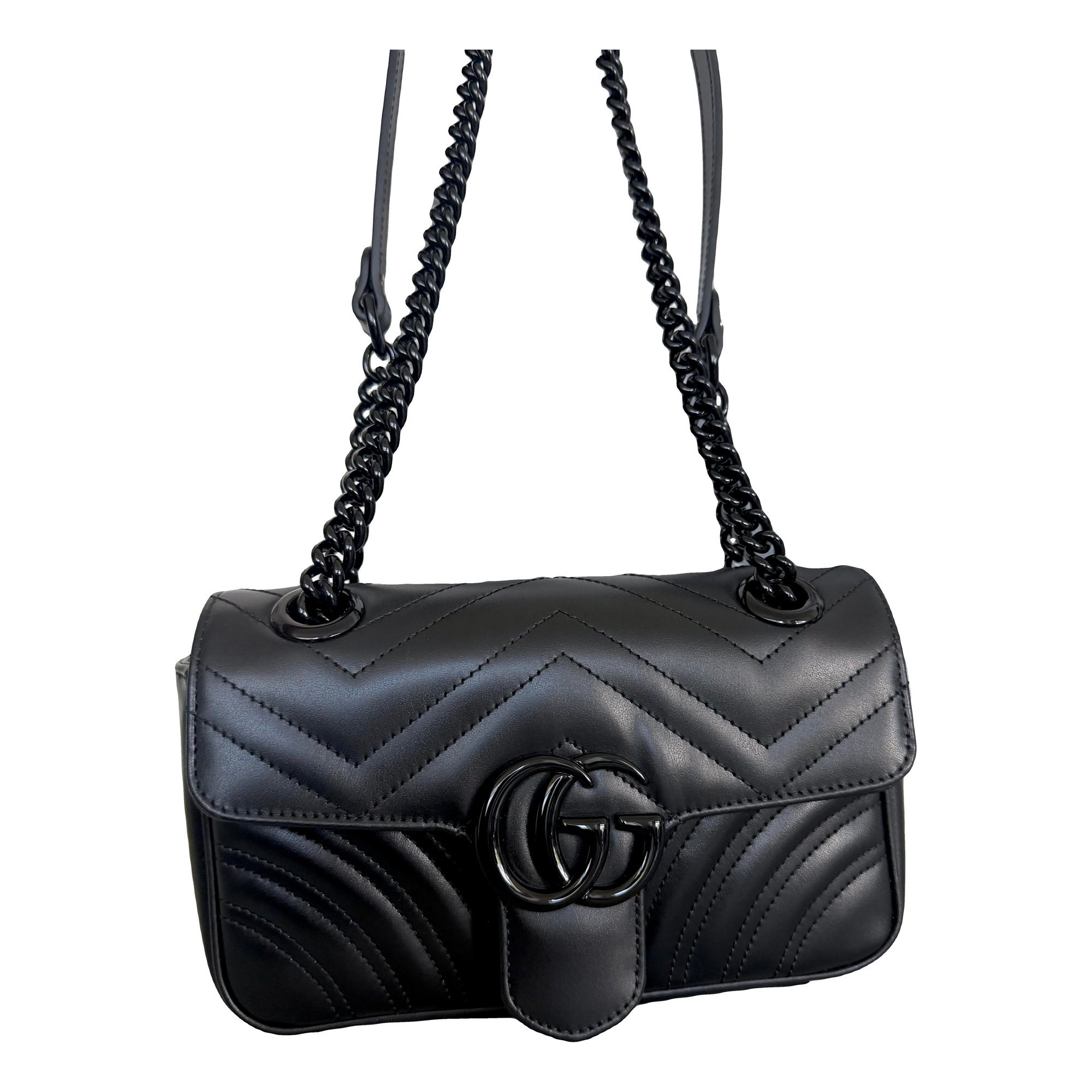 GG Marmont Flap leather crossbody bag