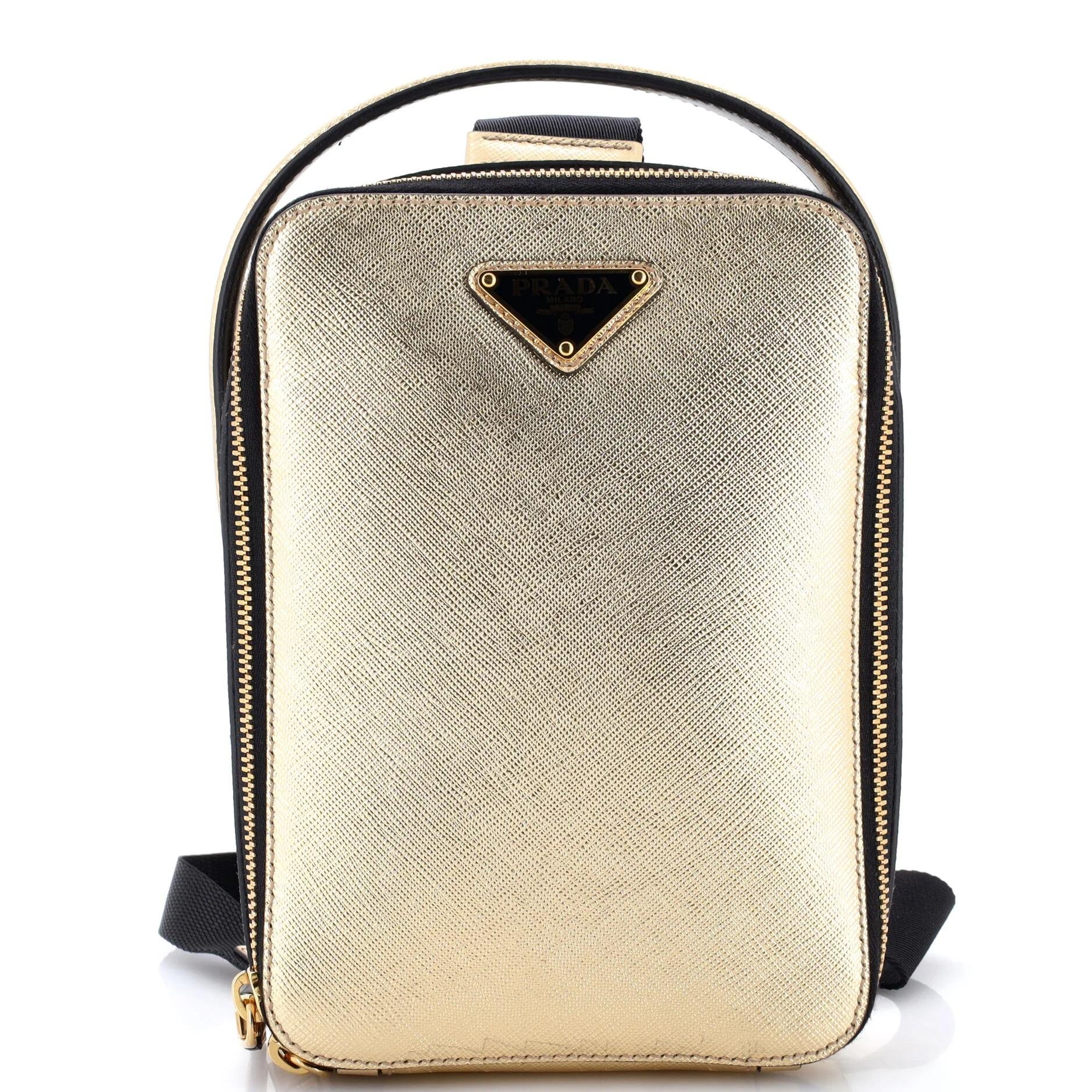 Leather crossbody bag
