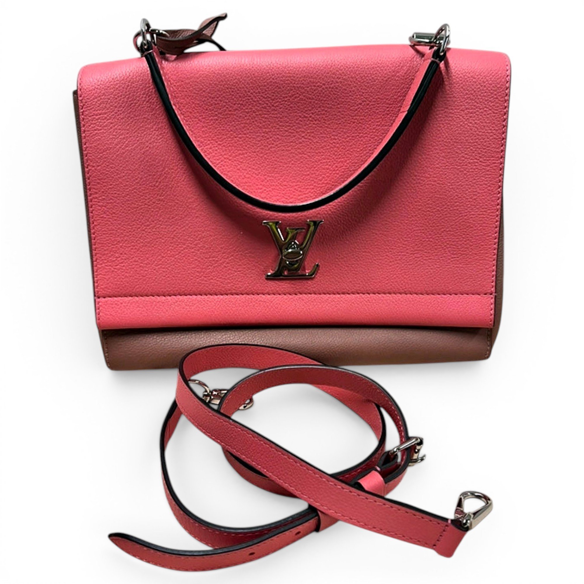 Lockmeto leather crossbody bag