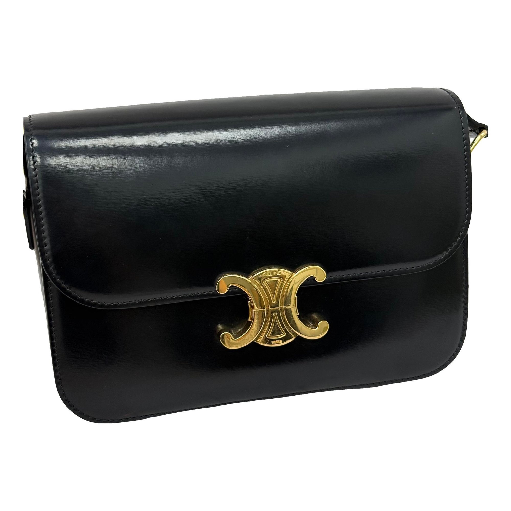 Triomphe leather handbag