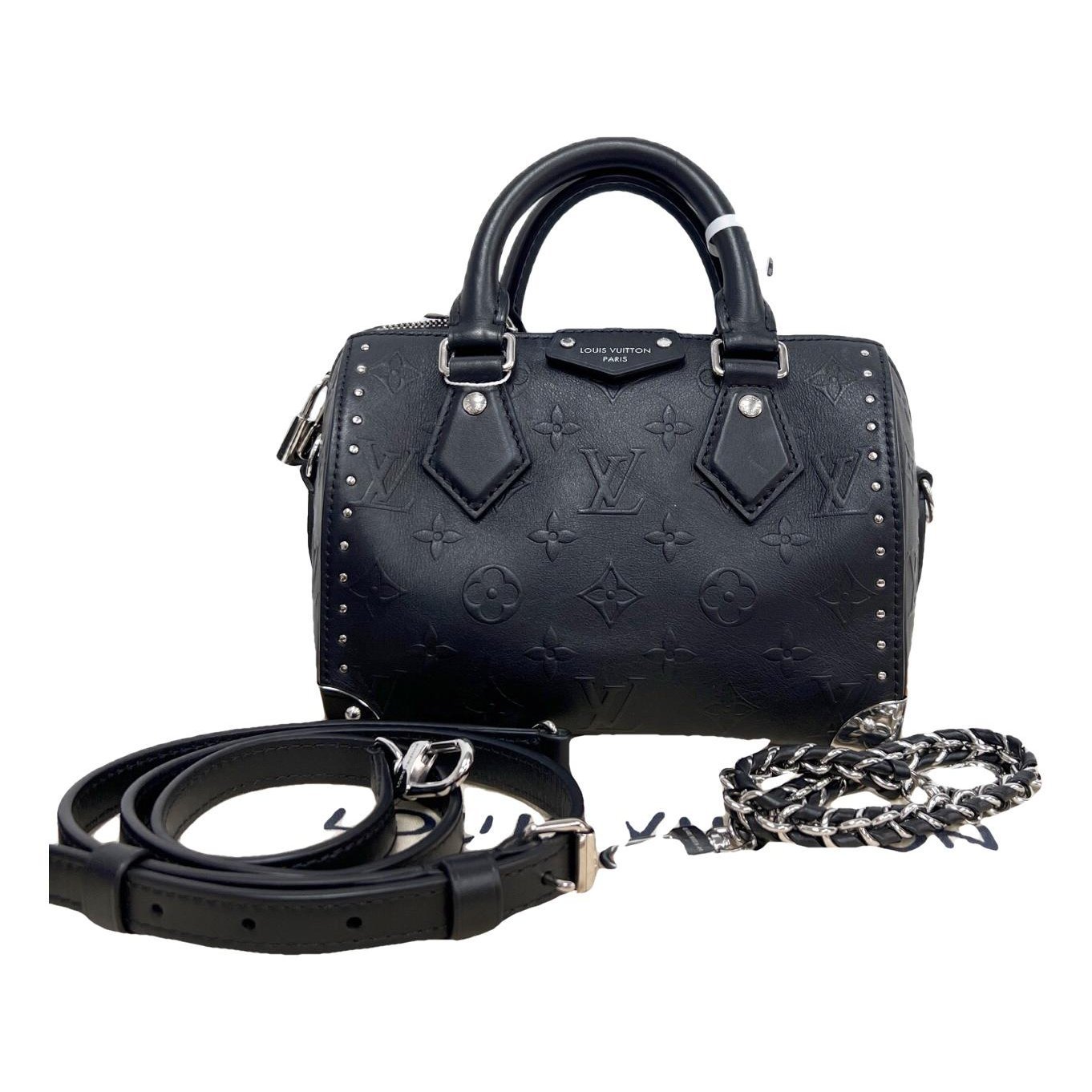 Nano Speedy / Mini HL leather handbag