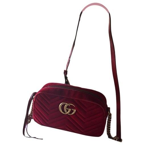 Marmont velvet clutch bag