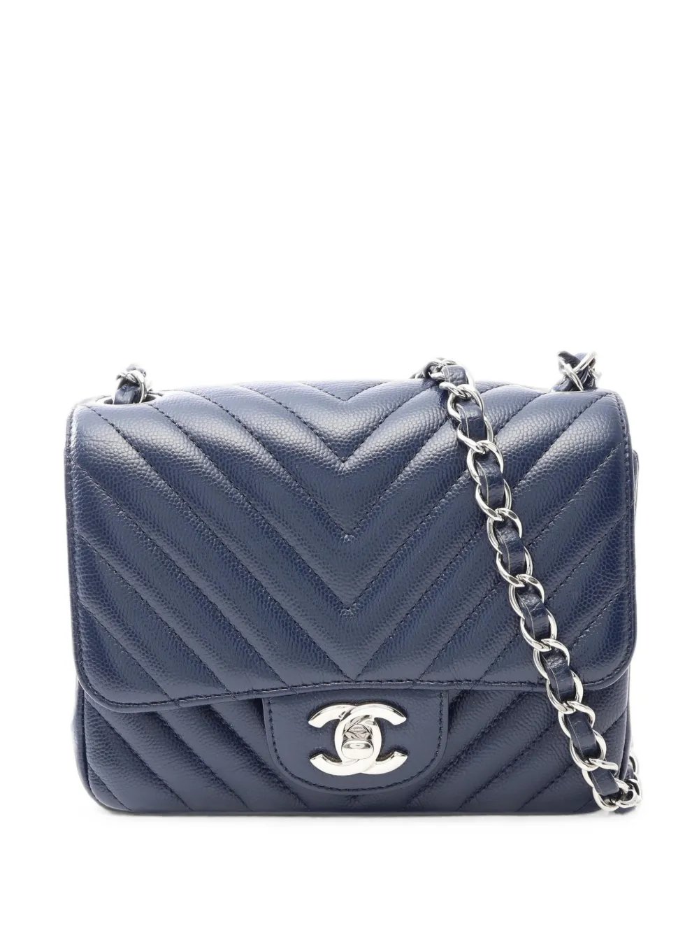 2016-2017 Chevron V-stitch mini shoulder bag