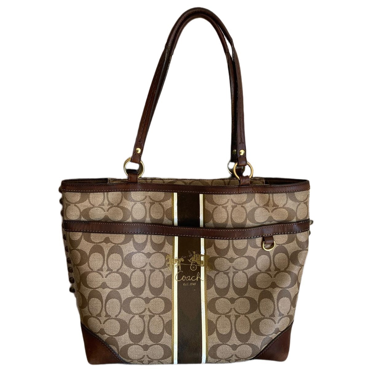 Leather tote