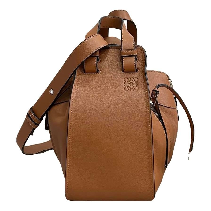 Hammock leather handbag