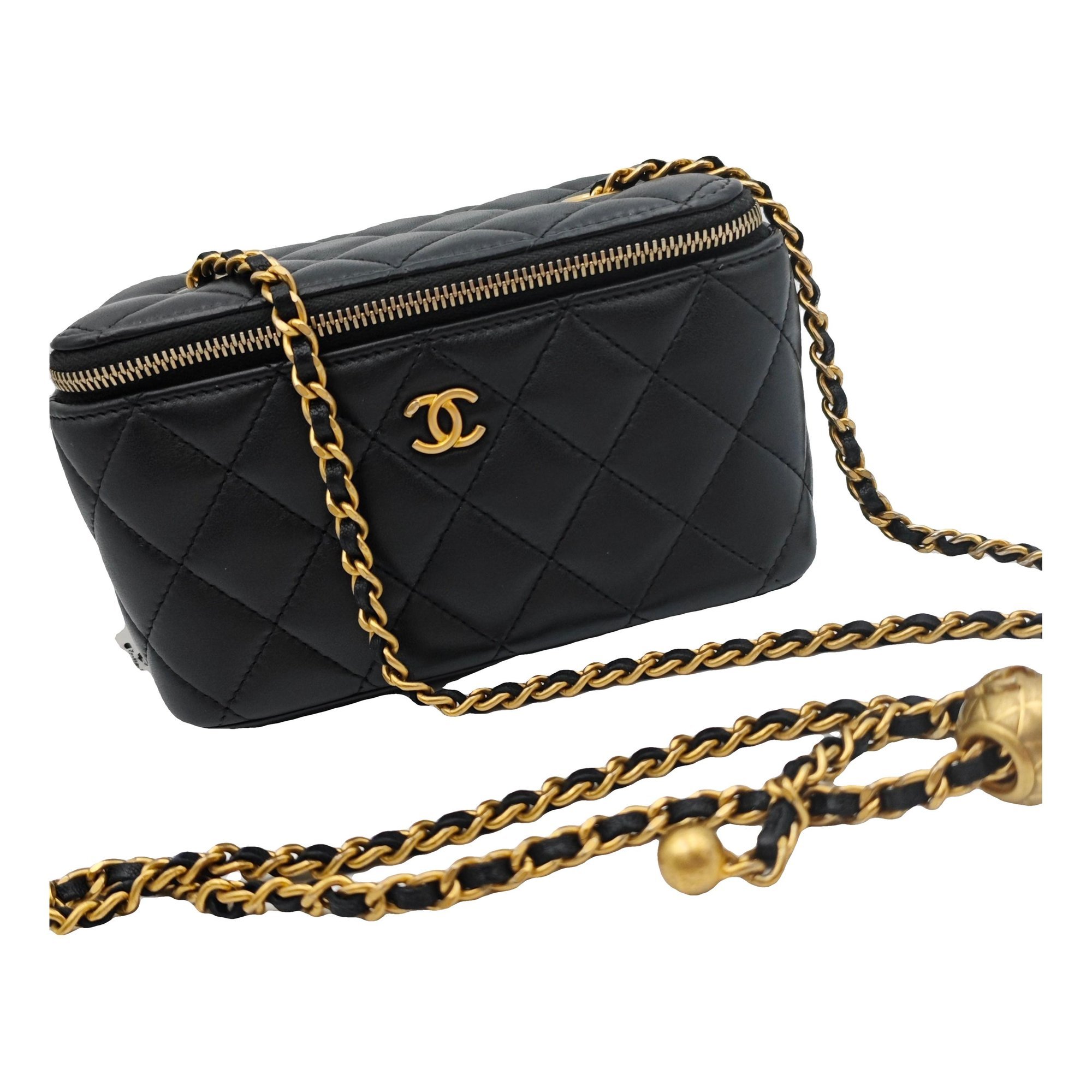 Trendy CC Vanity leather handbag