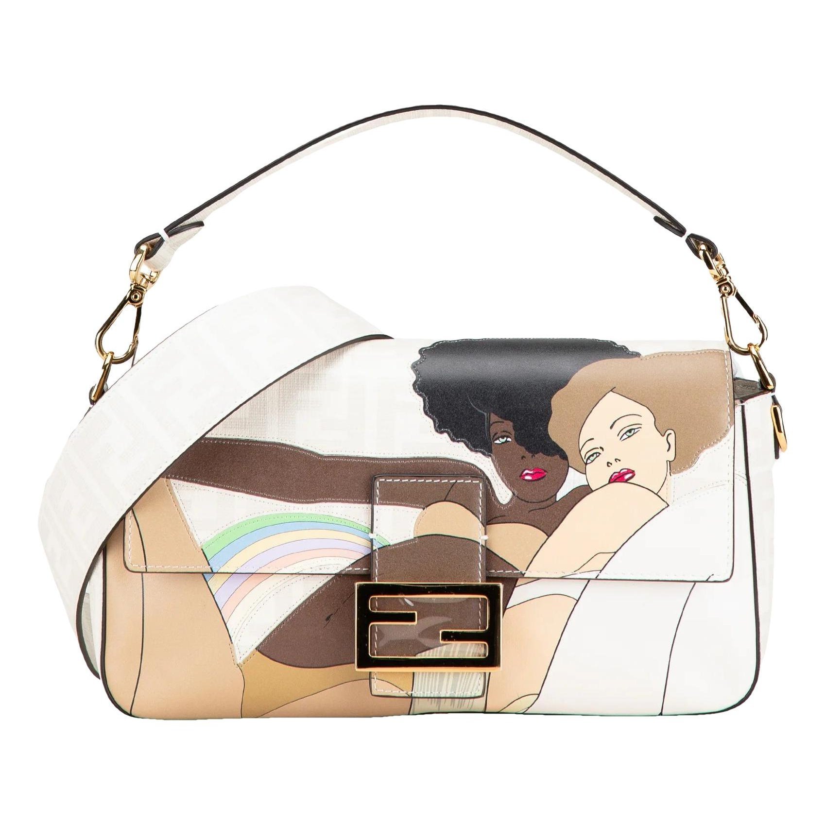 Fendi Baguette cloth satchel