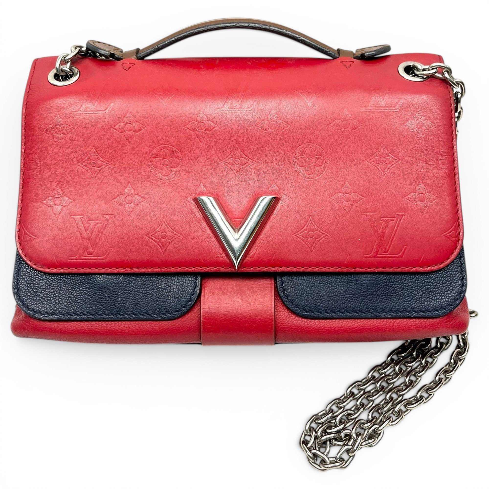 One Handle very leather handbag