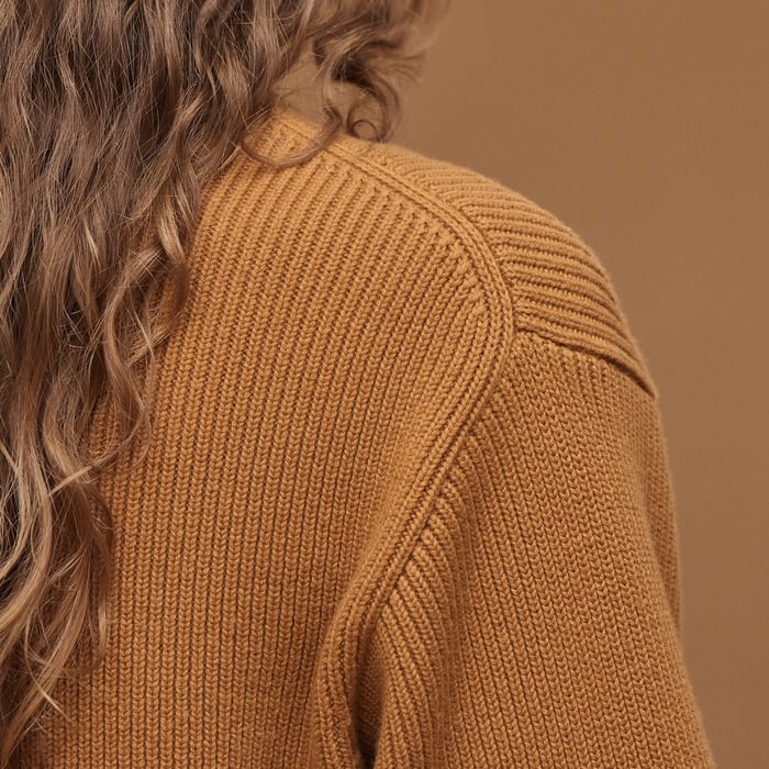 Marron Ocre Long-sleeve Sweater