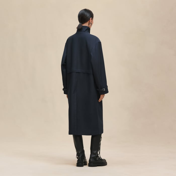 Bleu Céleste Modular Quilted Coat