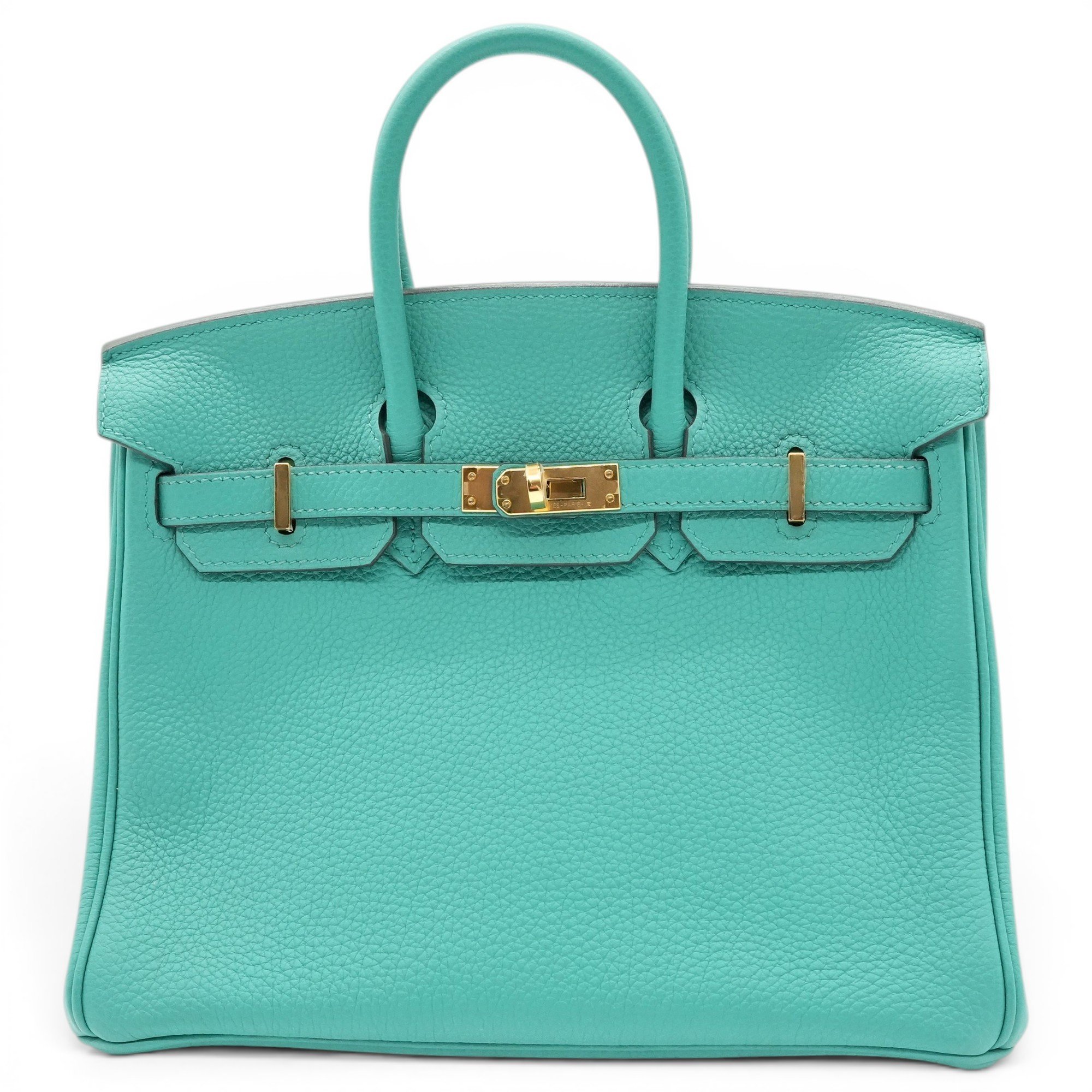 Birkin 25 leather handbag