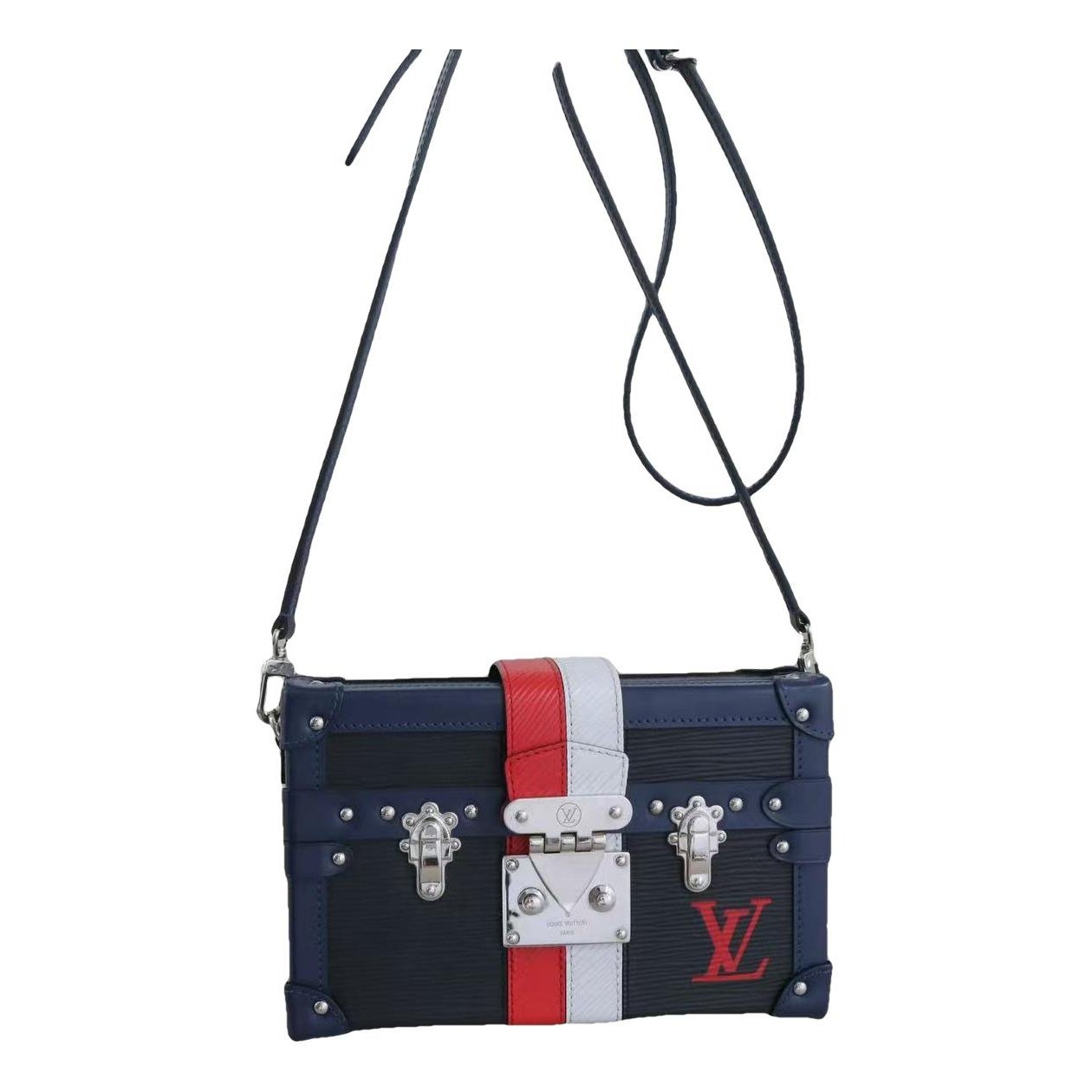 Petite Malle leather handbag