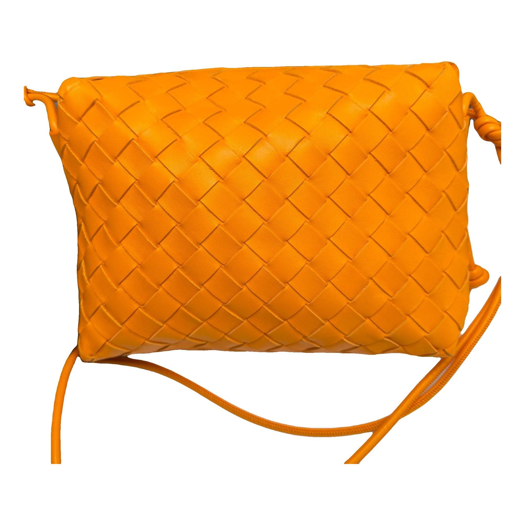 Loop leather handbag