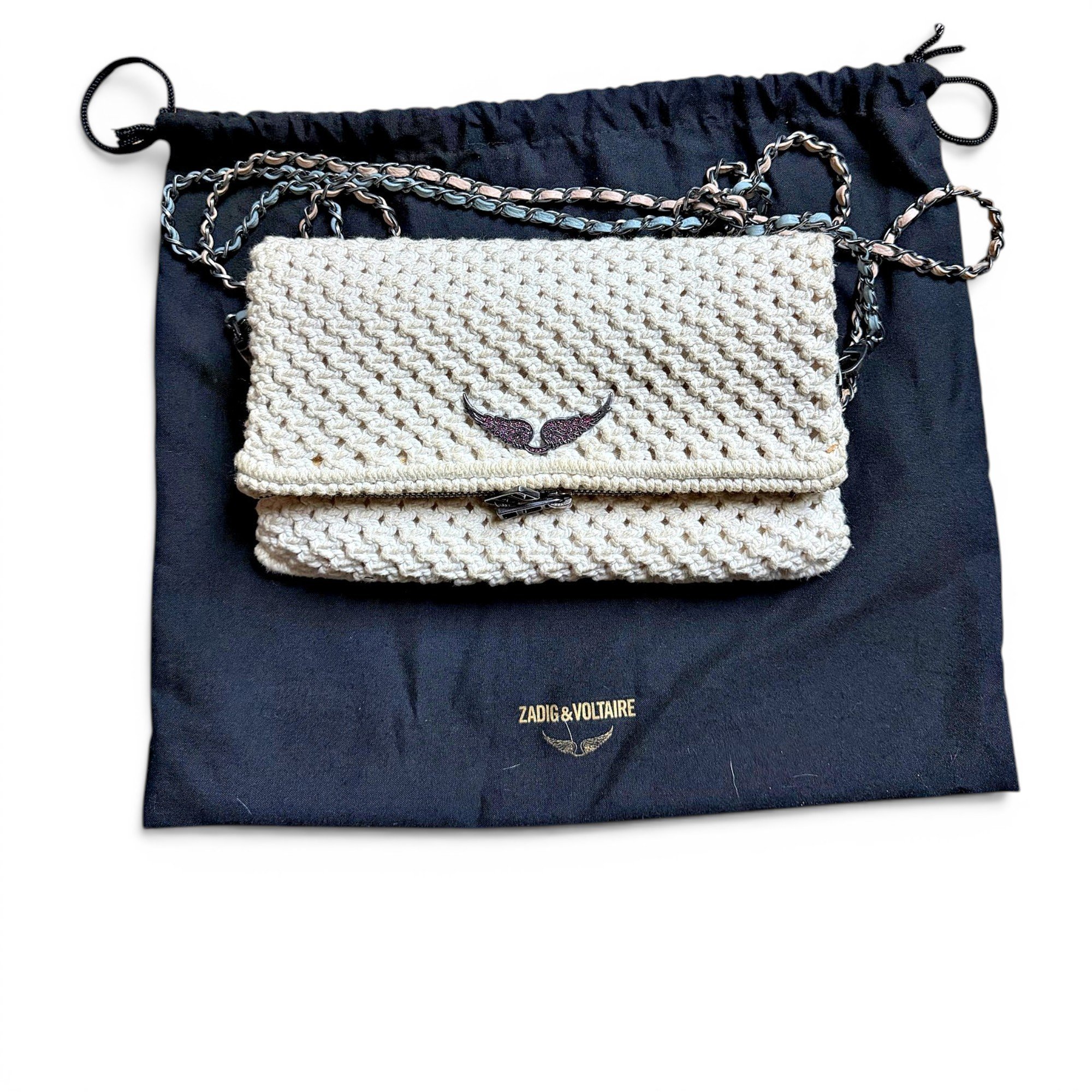 Rock tweed crossbody bag