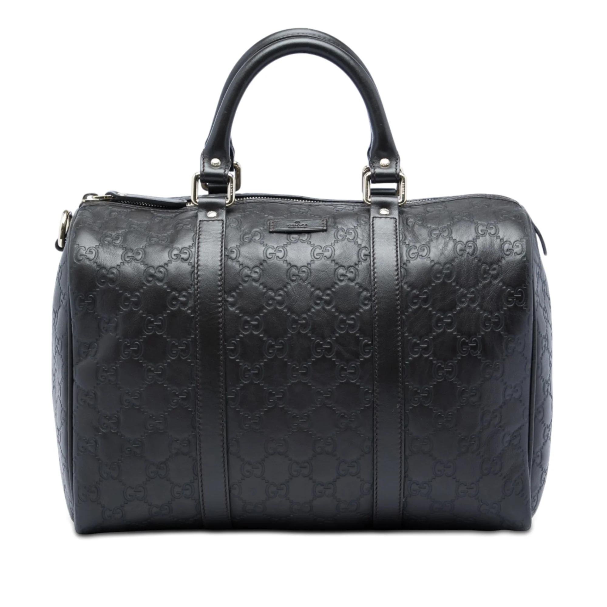 Boston leather bag