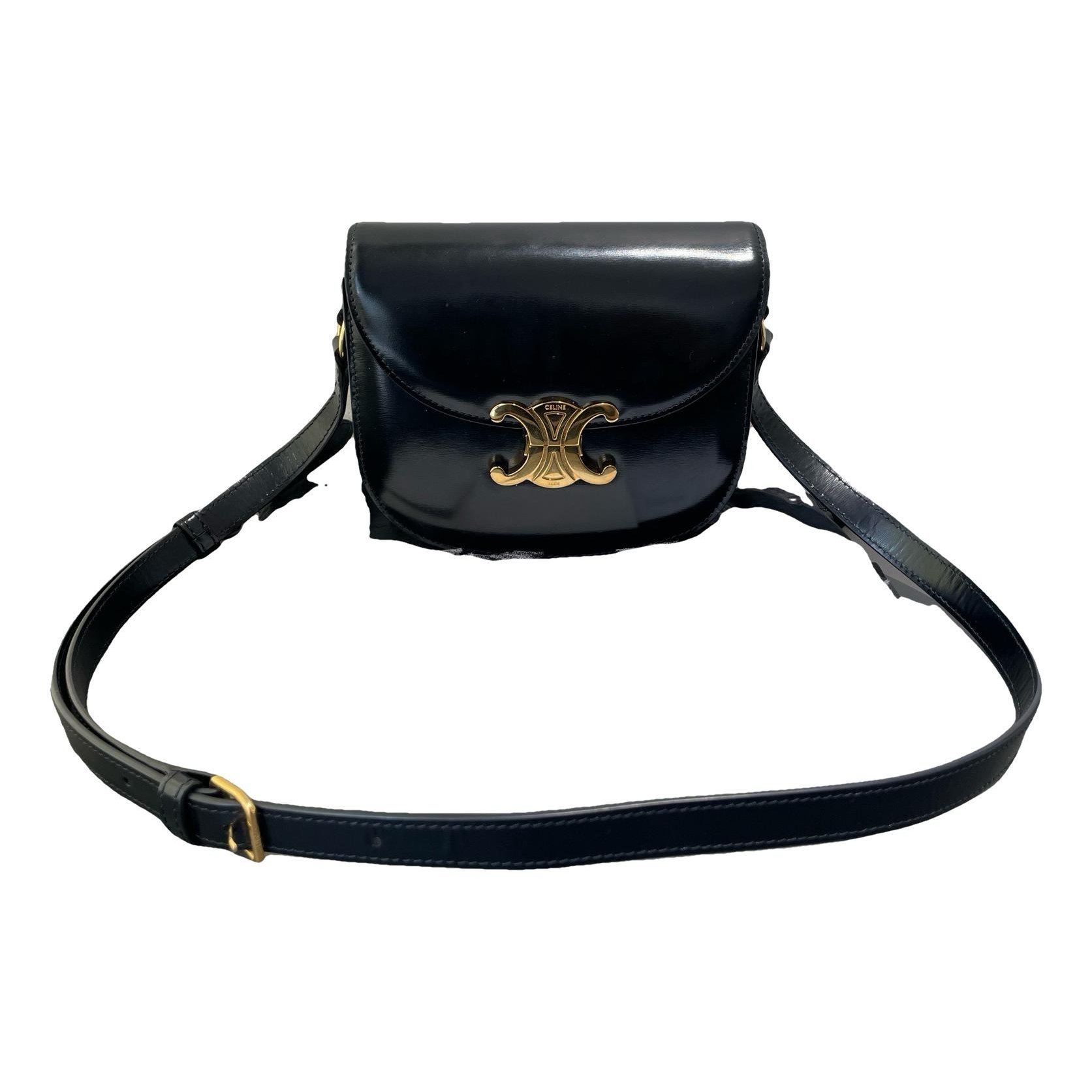Triomphe leather handbag