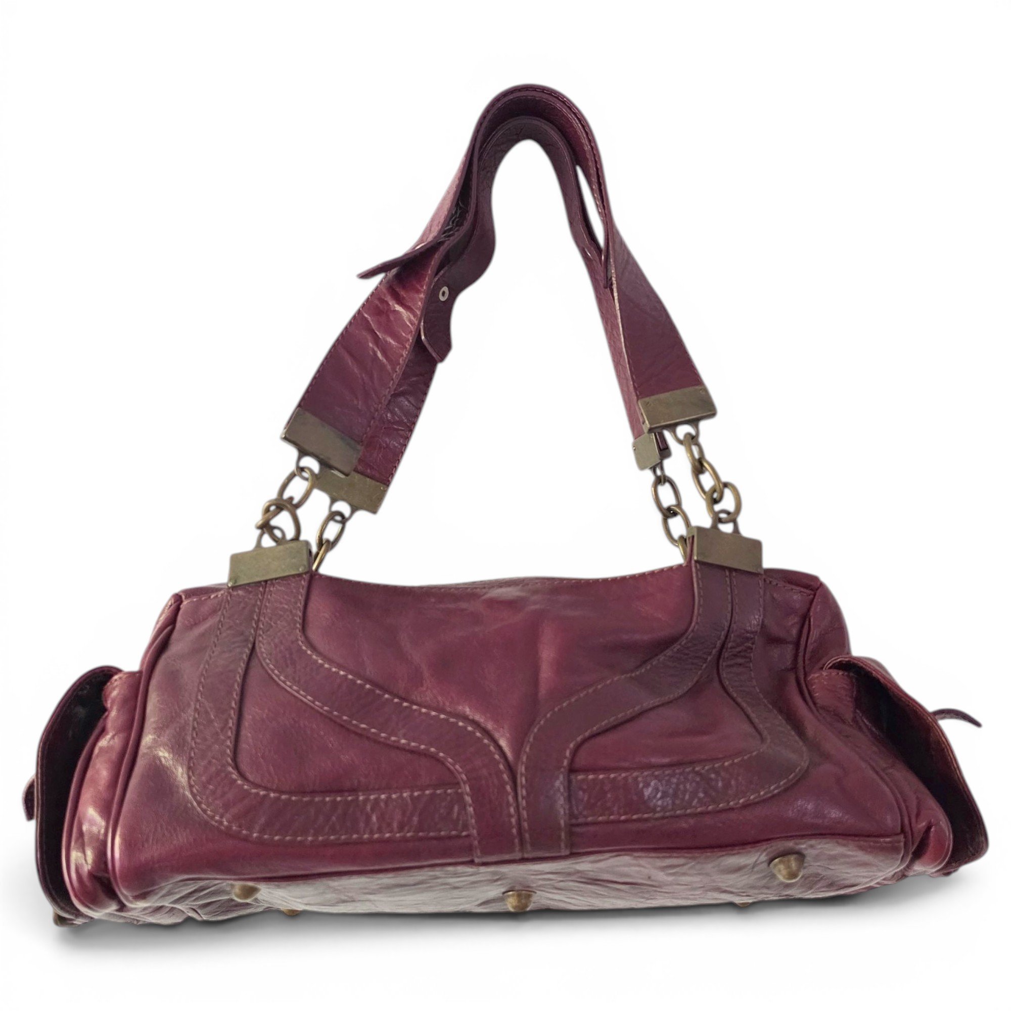 Leather handbag