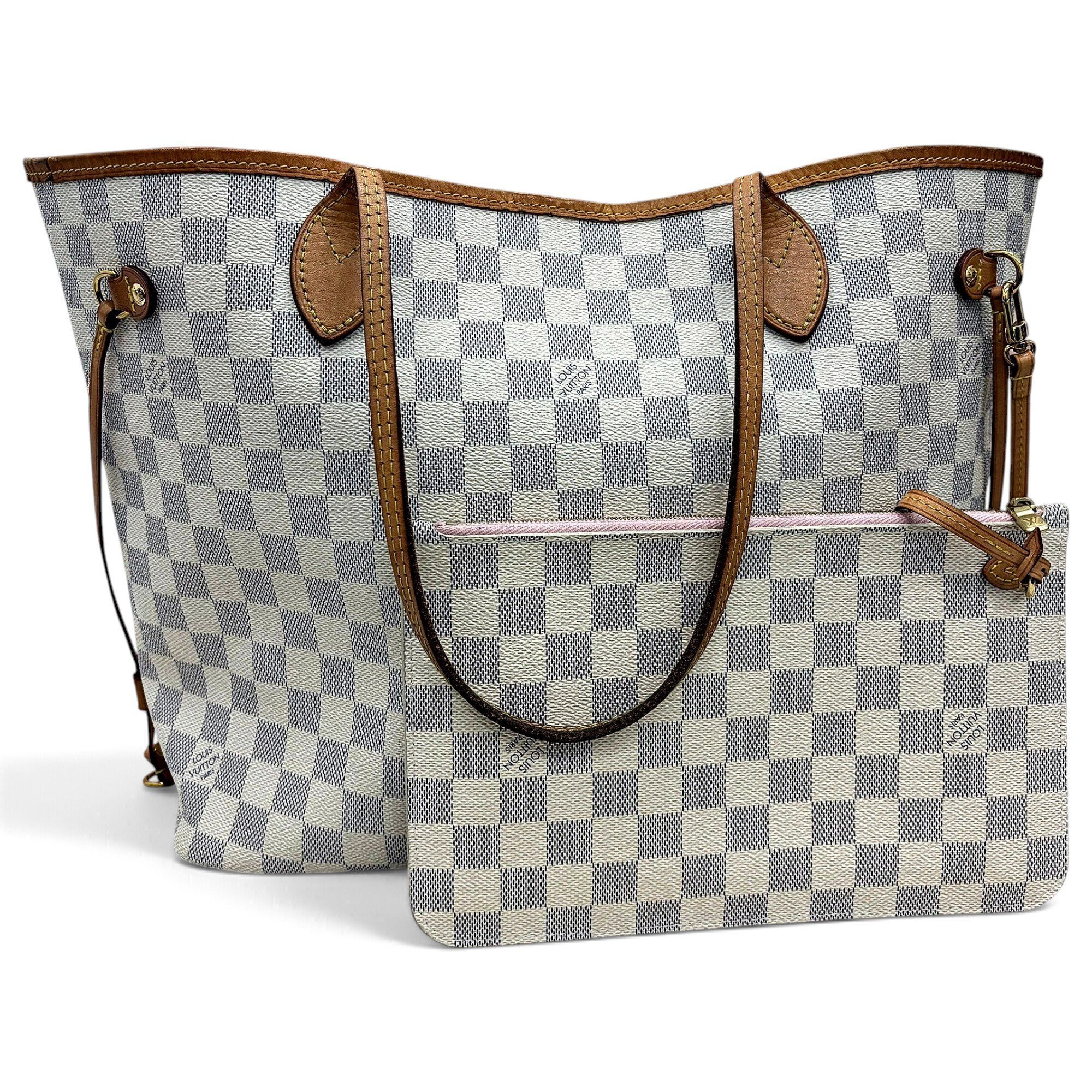 Neverfull leather handbag