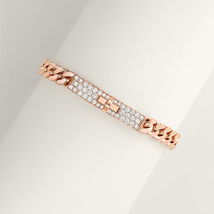 Sans Coloris Bracelet Kelly Gourmette, Very Small Model