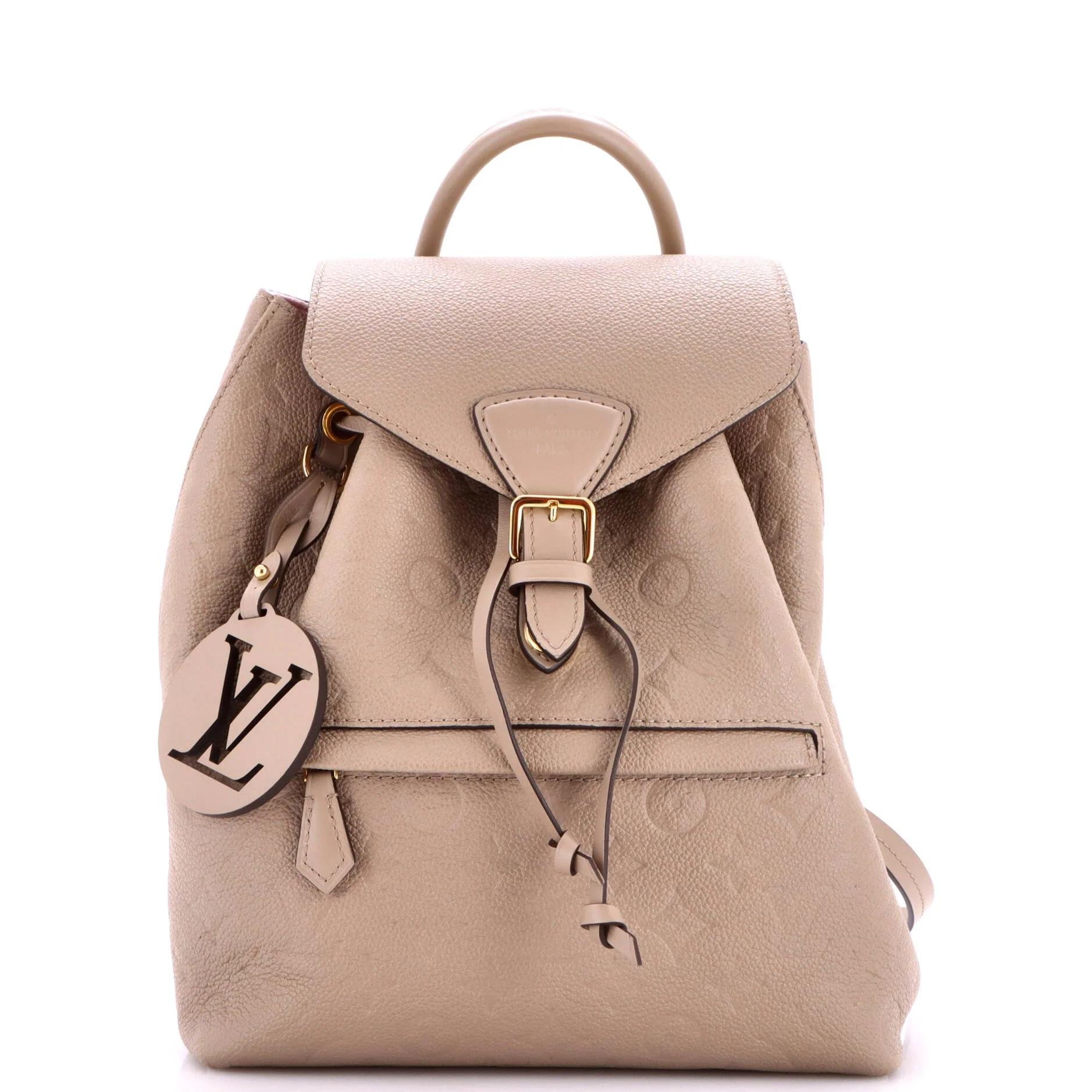Leather backpack
