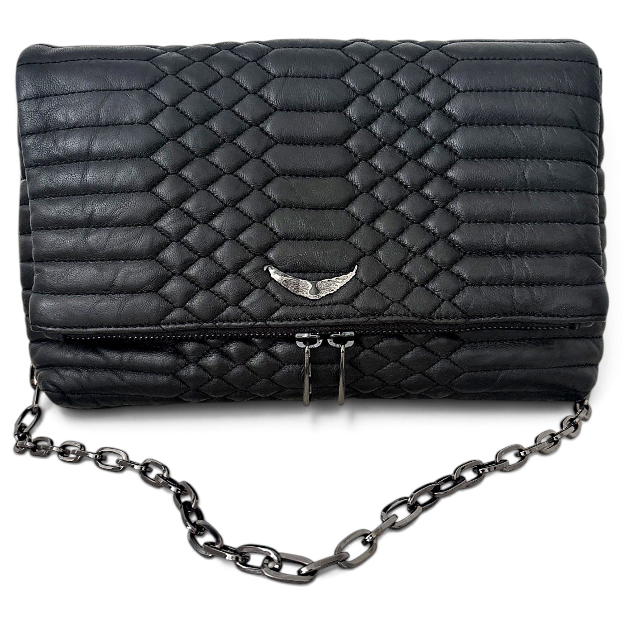 Leather crossbody bag
