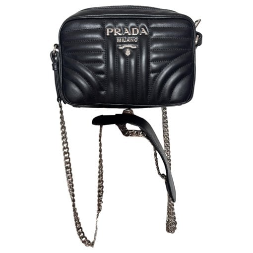 Diagramme leather clutch bag