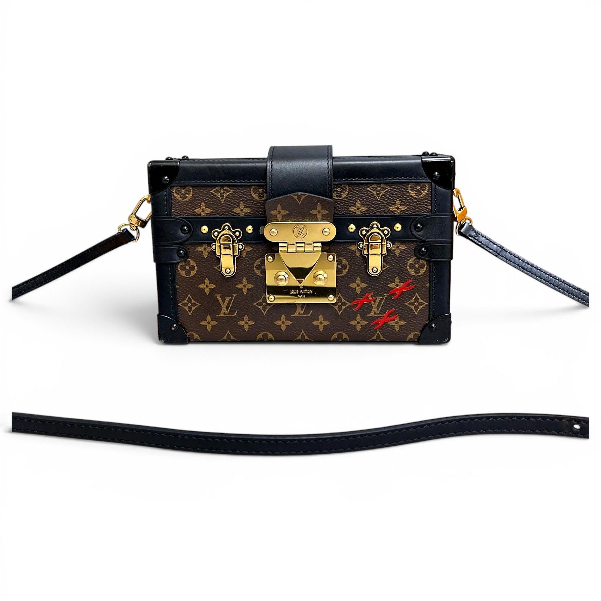 Petite Malle vinyl handbag