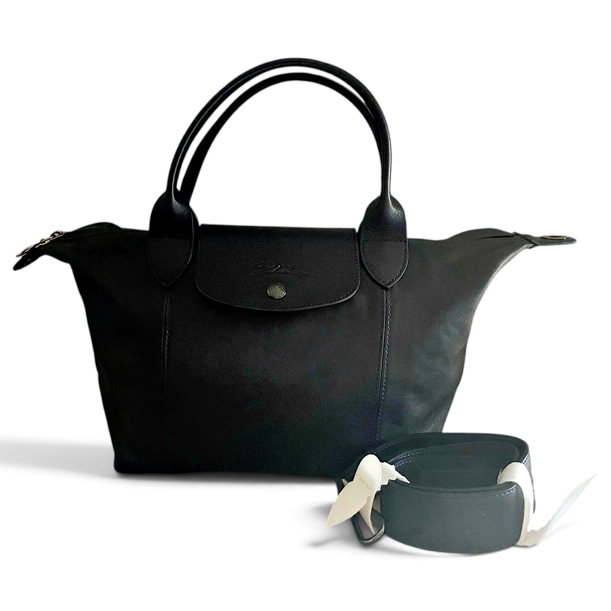 Pliage leather tote