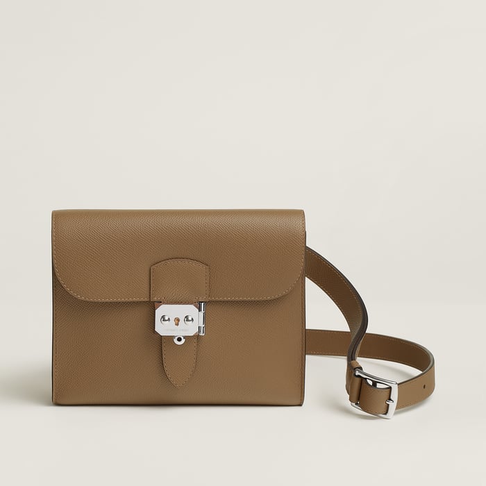 栗紅色 Sac a Depeches 21肩背包