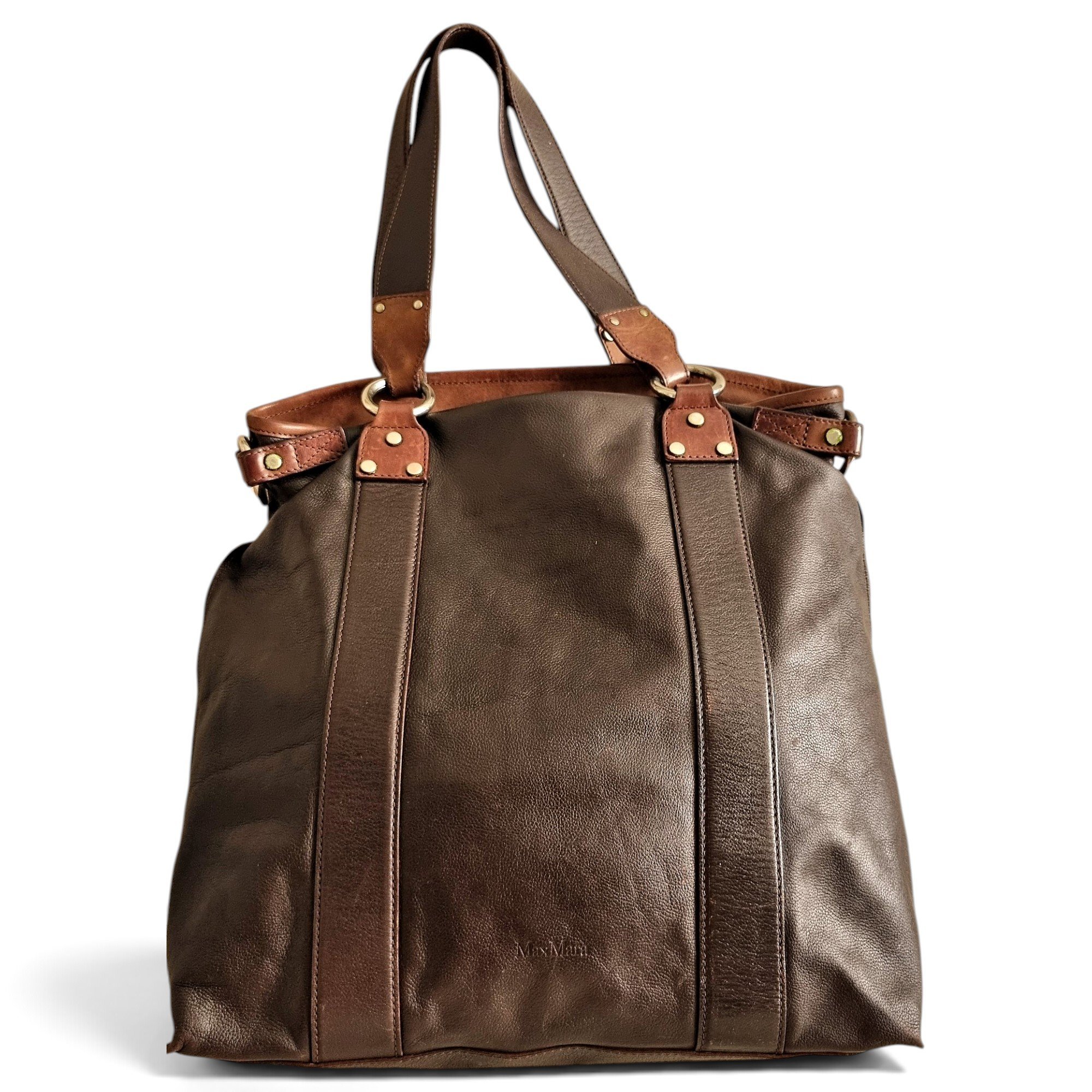 Leather tote