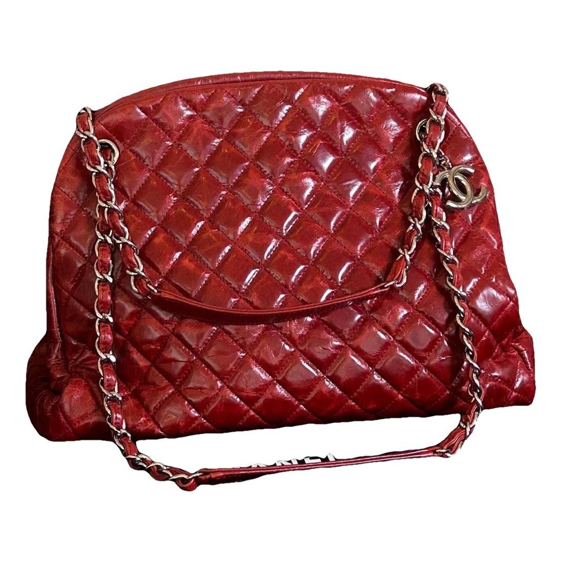 Leather bowling bag