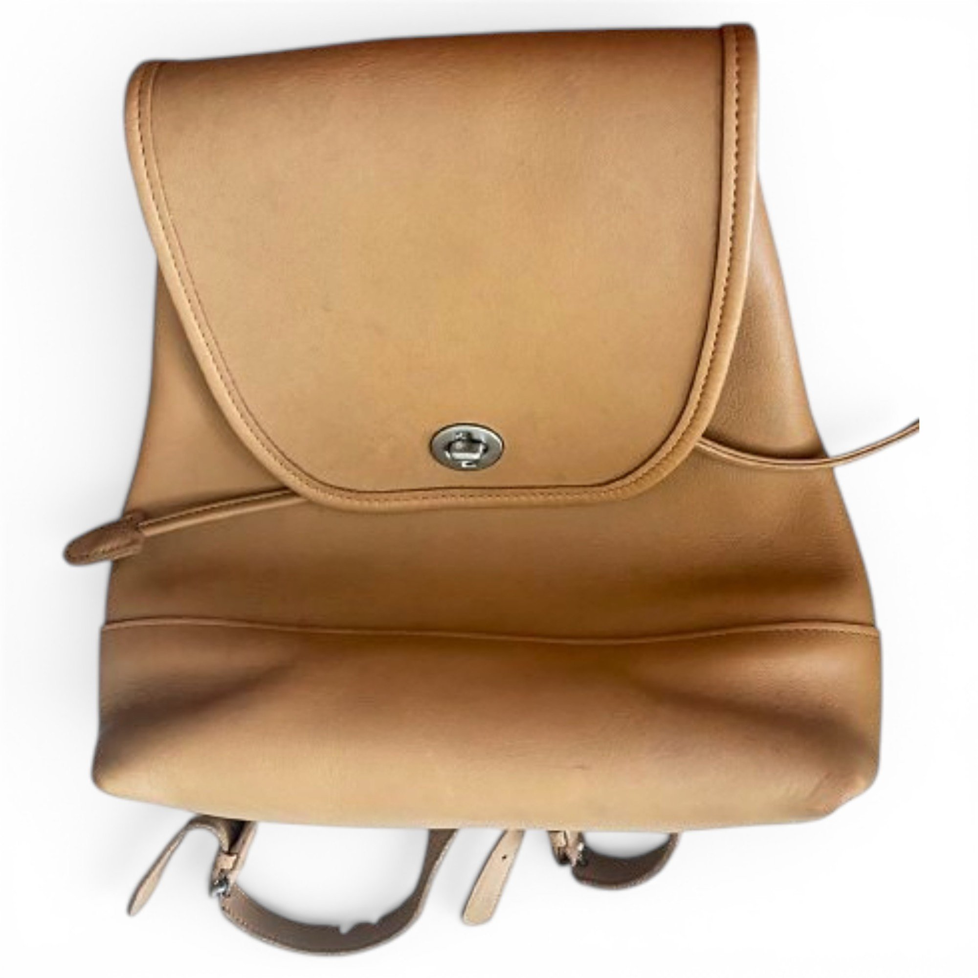 Leather backpack
