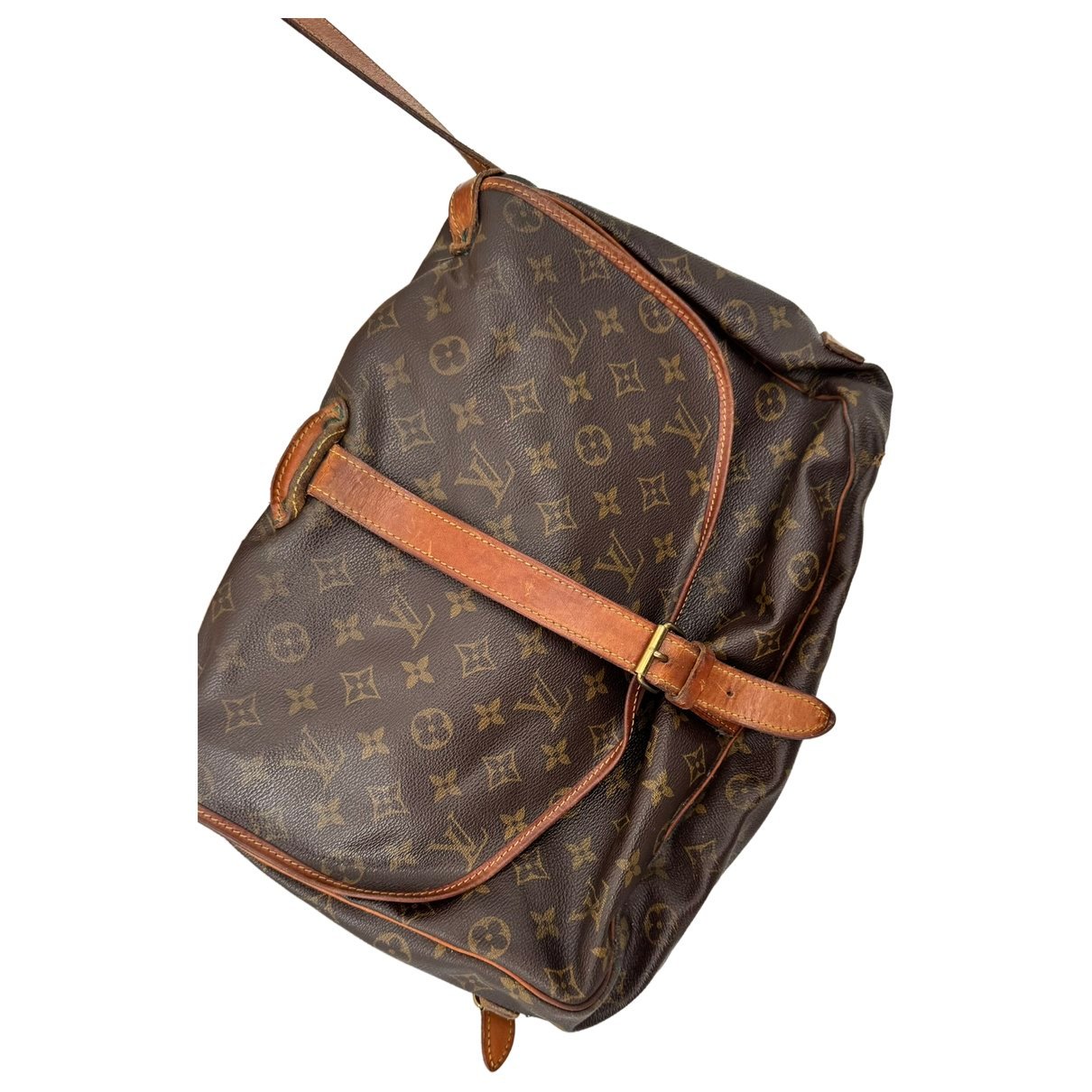 Saumur leather crossbody bag