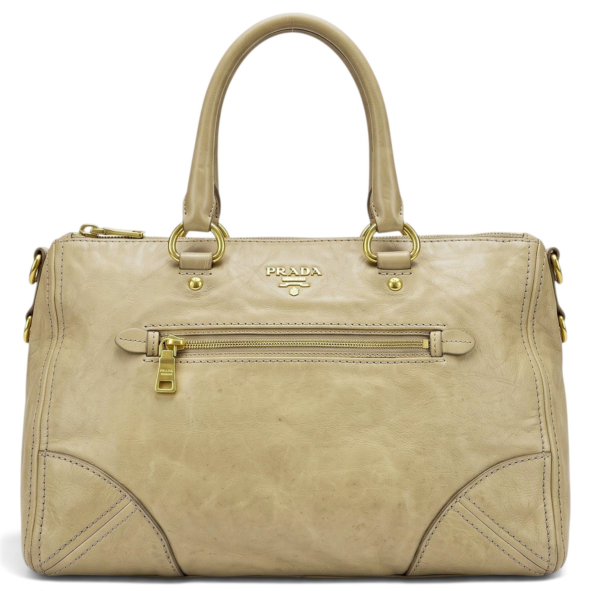 Leather handbag