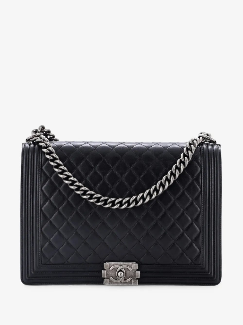 Boy Flap Bag Quilted Calfskin Large shoulder bag