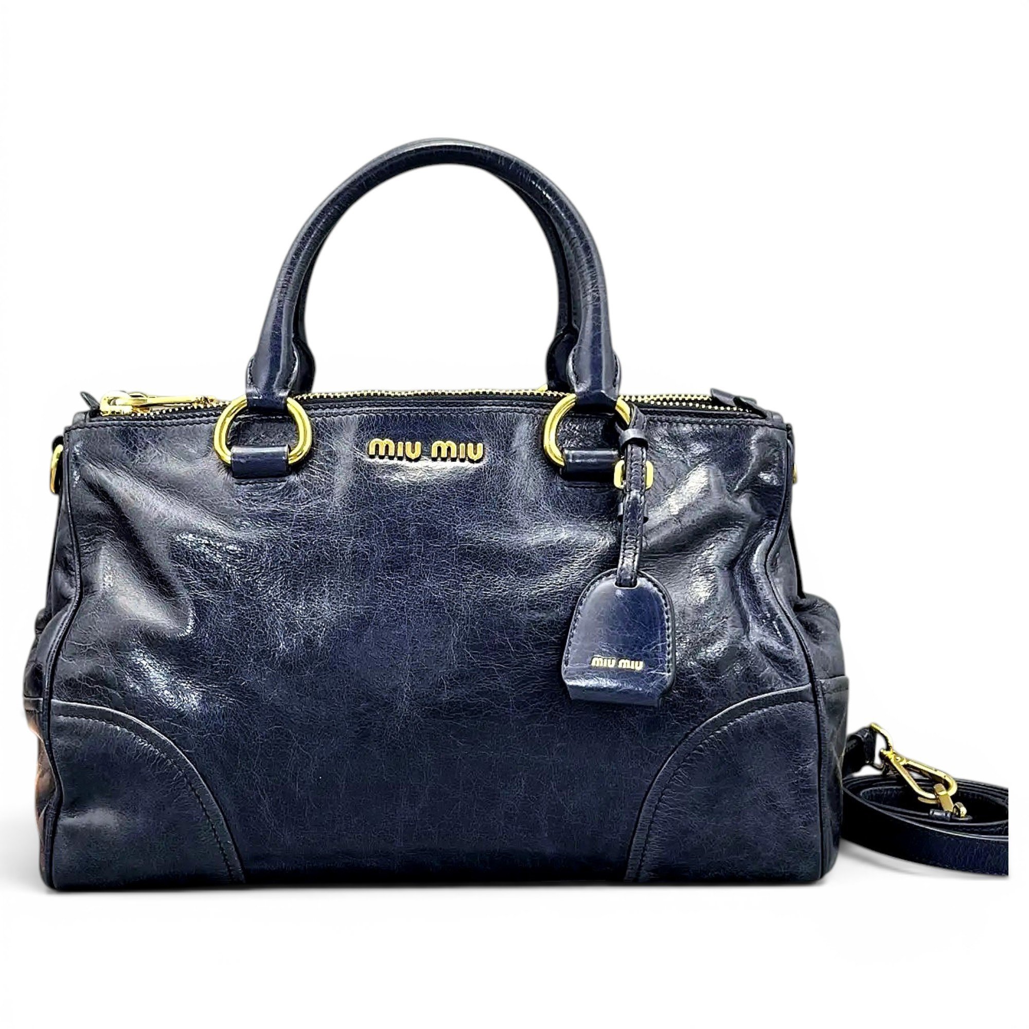 Leather handbag