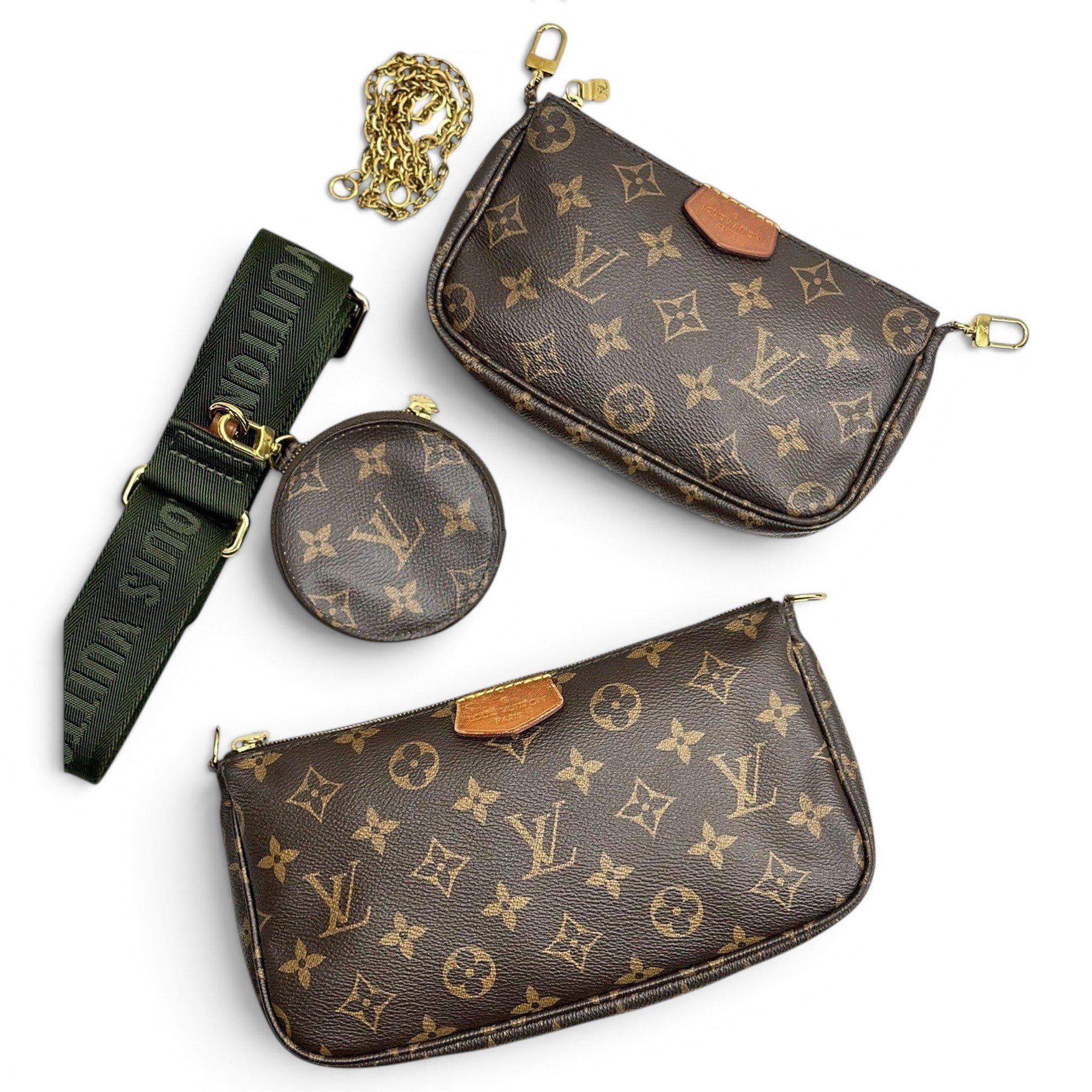 Multi Pochette Accessoires leather handbag