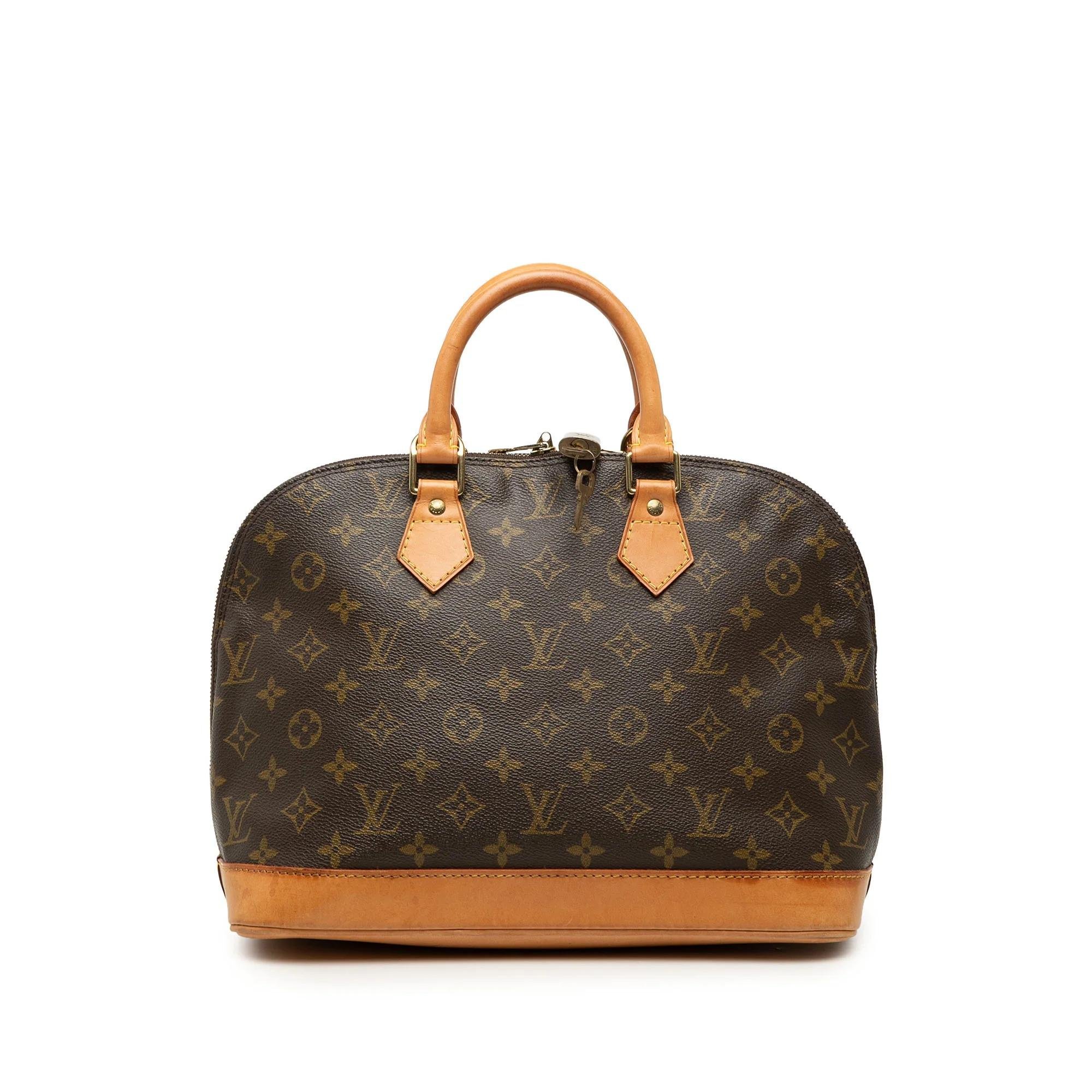 Alma leather handbag