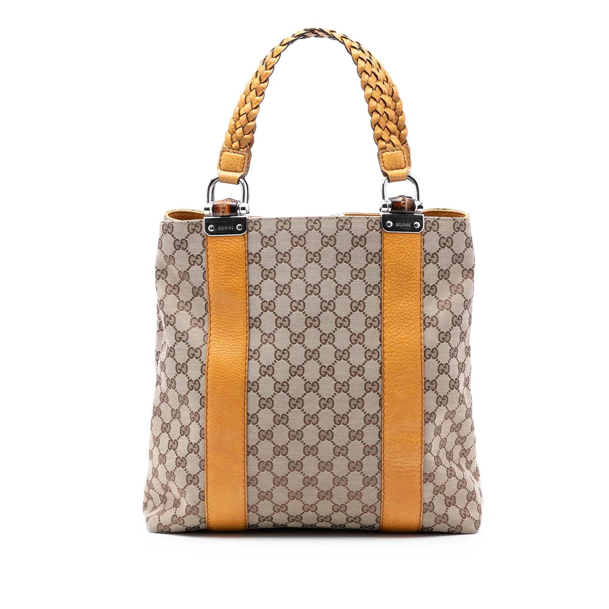 Bamboo leather tote
