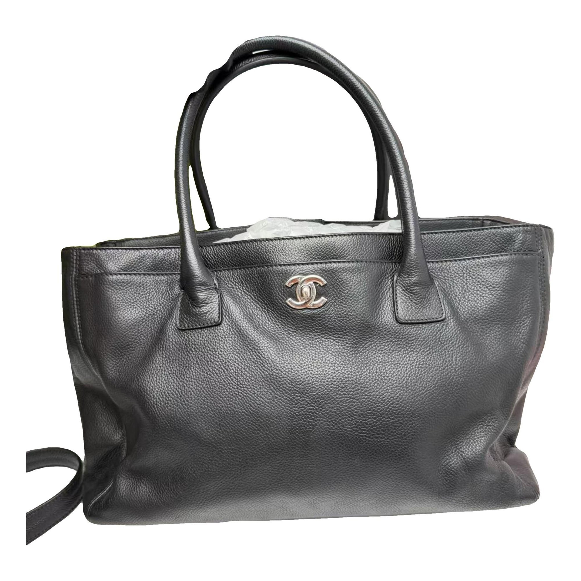 Executive leather tote