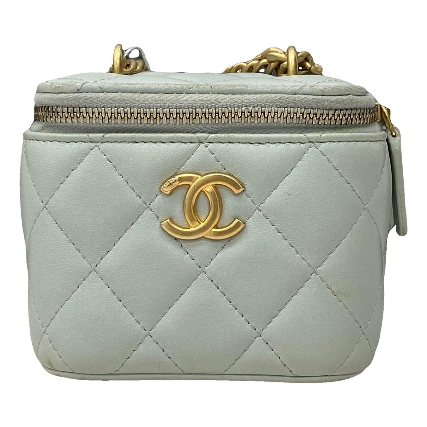 Trendy CC Vanity leather handbag