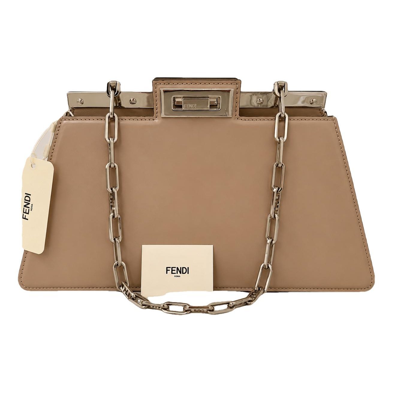 Peekaboo Cut leather handbag