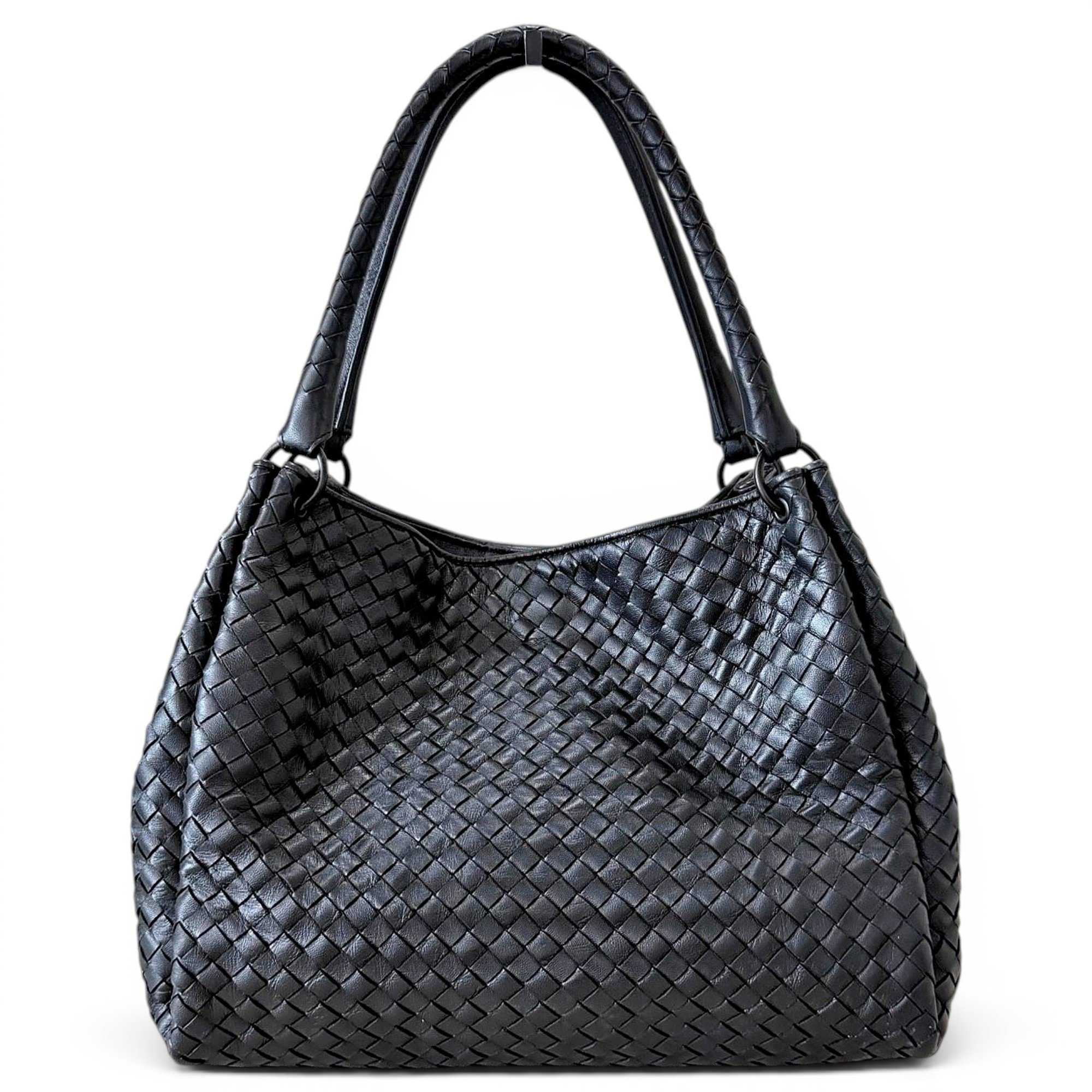 Parachute leather handbag
