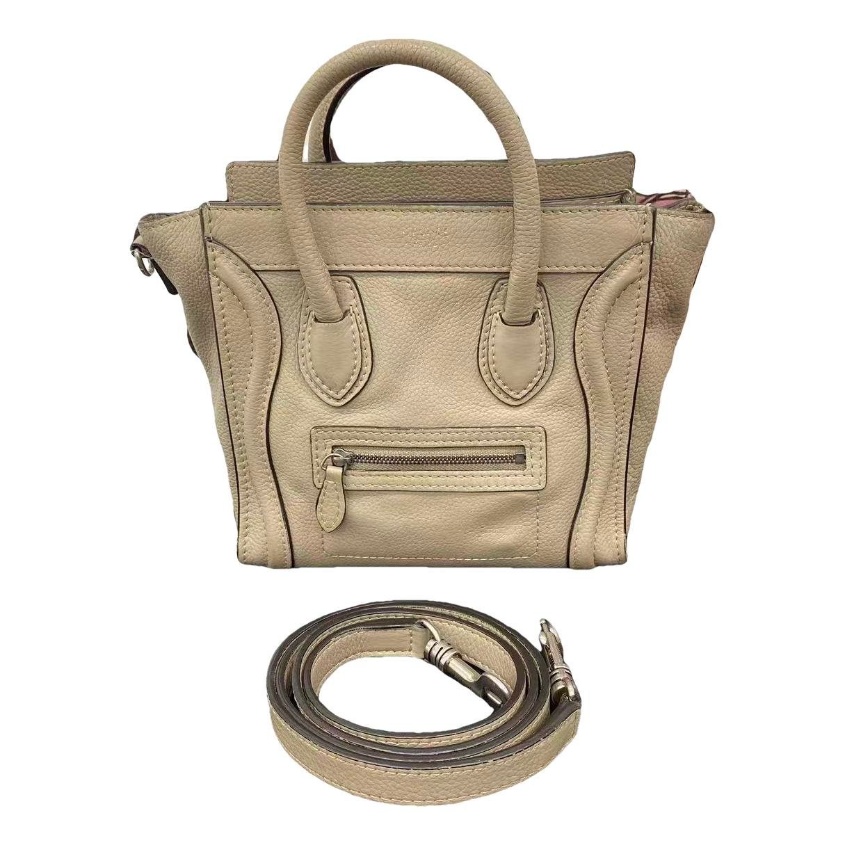 Luggage leather handbag