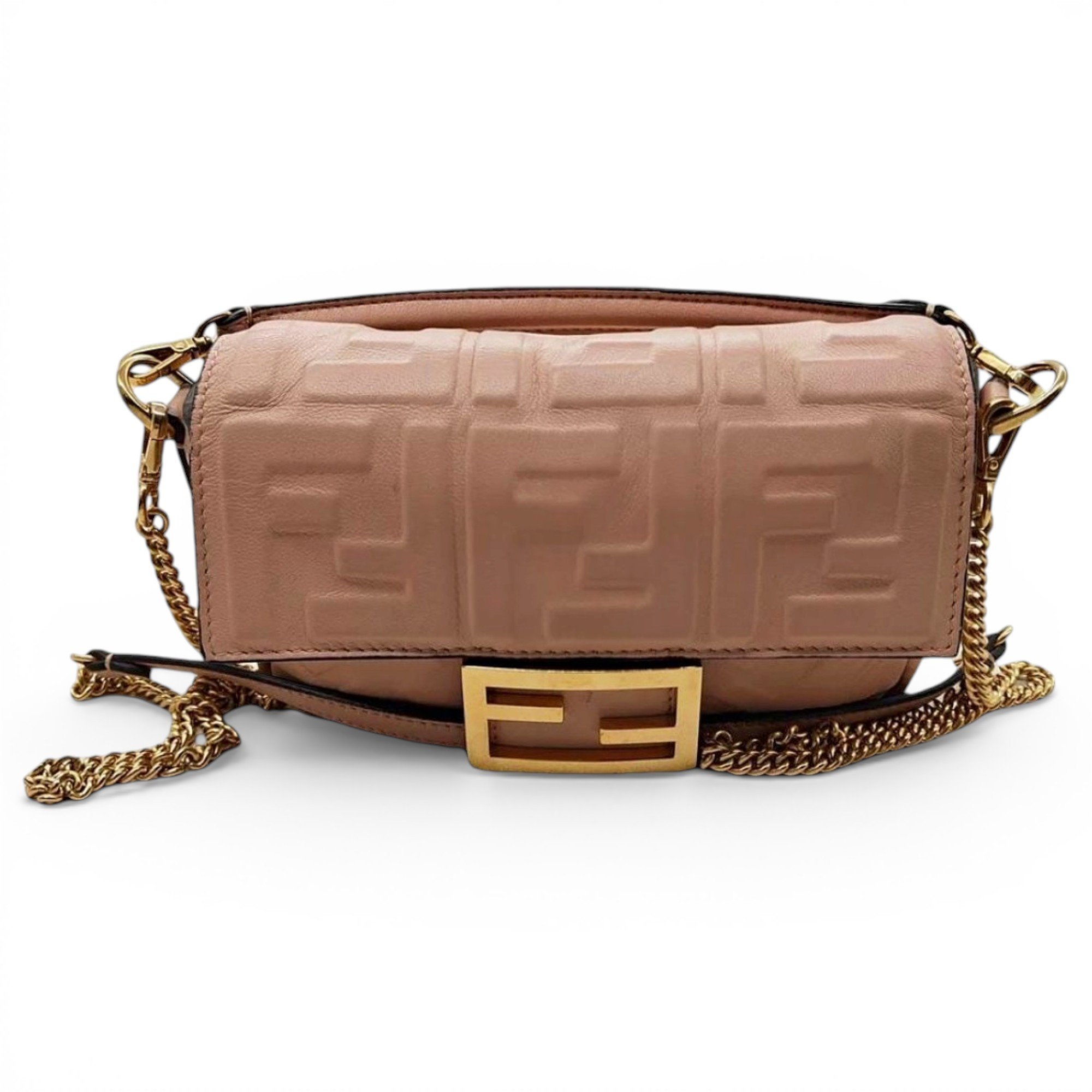 Baguette leather handbag