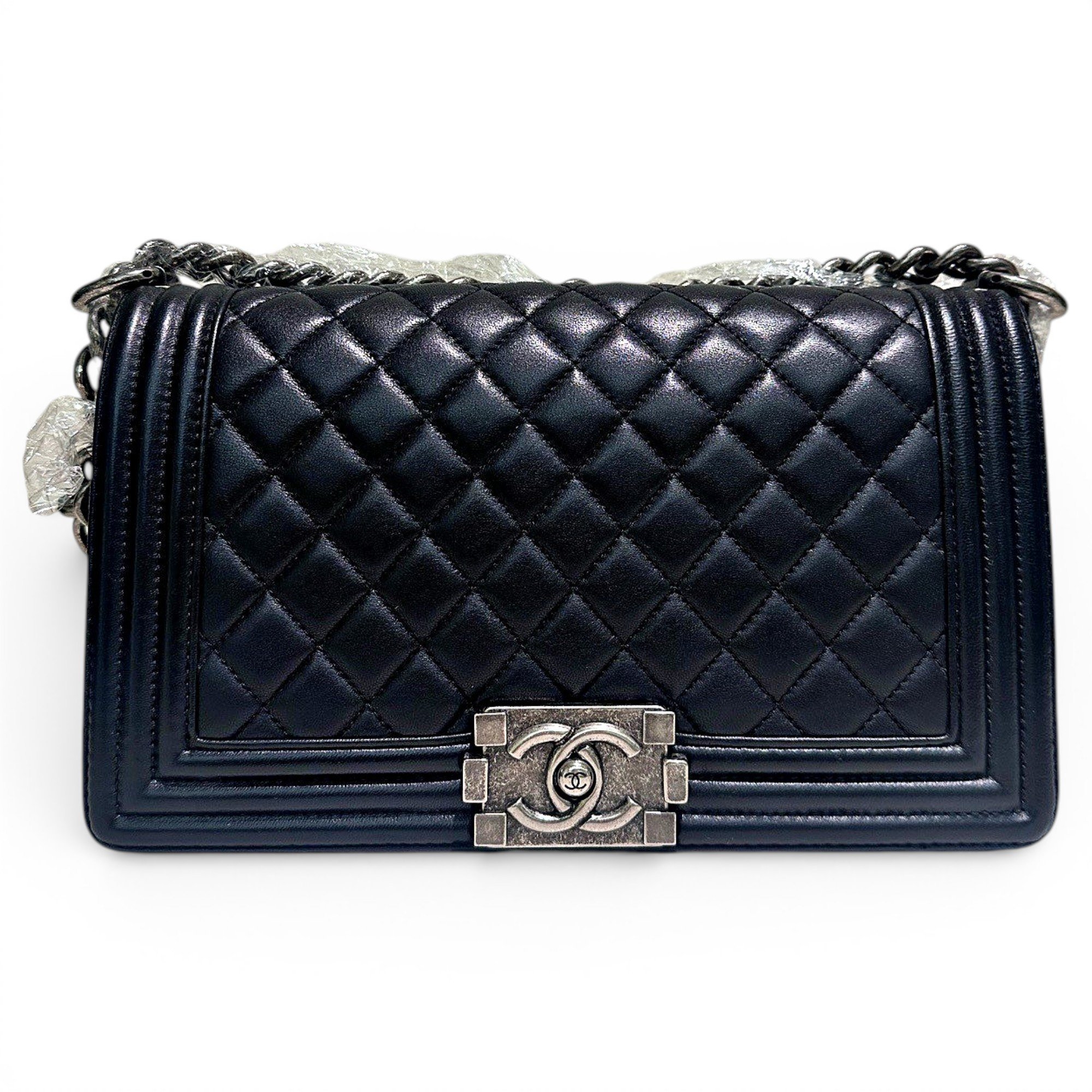 Boy leather crossbody bag