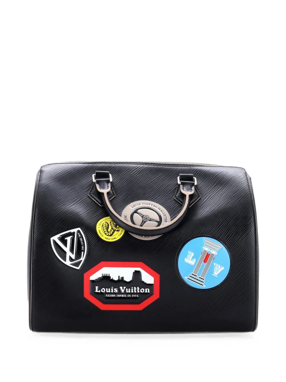 Speedy Handbag Limited Edition World Tour Epi Leather 30 satchel