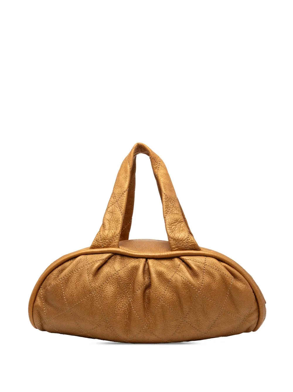 2005-2006 Small Quilted Metallic Calfskin Le Marais Bowler Bag handbag